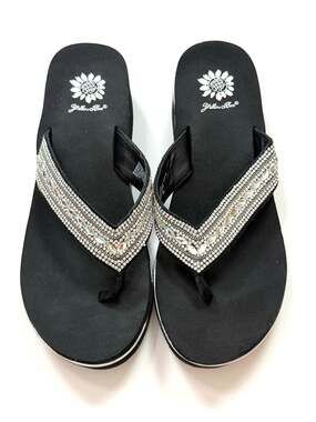 Yellow Box Marcy Wedge Sandals